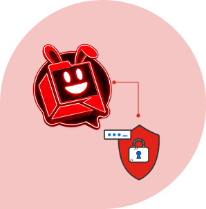 Data privacy and security shield illustration