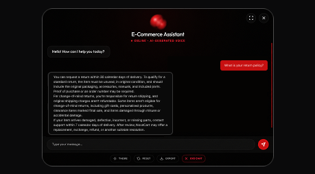 AI answering shipping and delivery questions