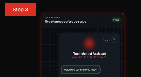 Testing the chatbot and reviewing conversations